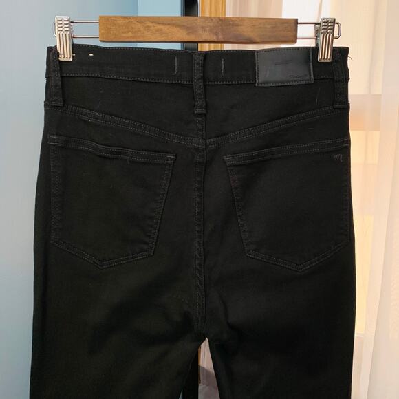 Madewell Black 10" High Rise Skinny Jeans Size 27 - Picture 6 of 7